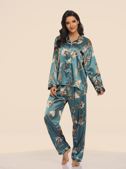 Satinpyjamas i två delar – bild 7