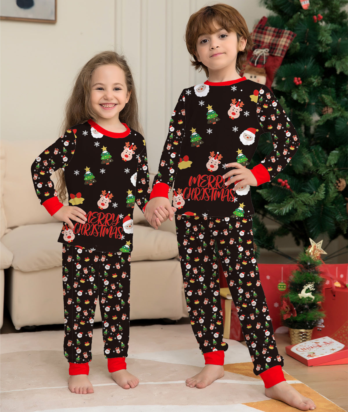 Matchande julpyjamas för hela familjen – bild 5