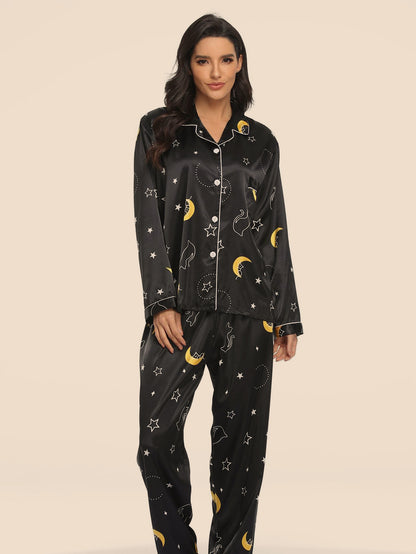 Satinpyjamas i två delar – bild 5