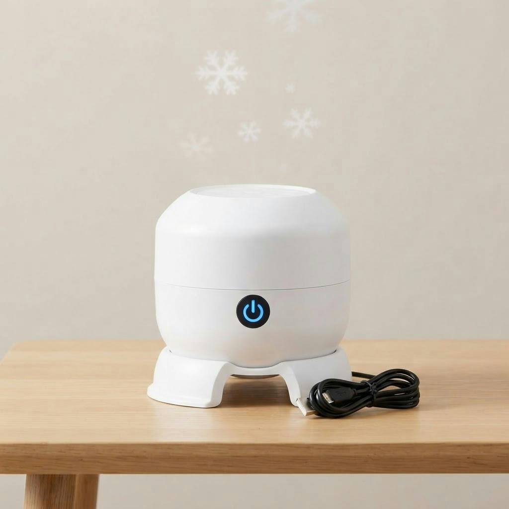 Snöflinge-projektor med USB-kabel